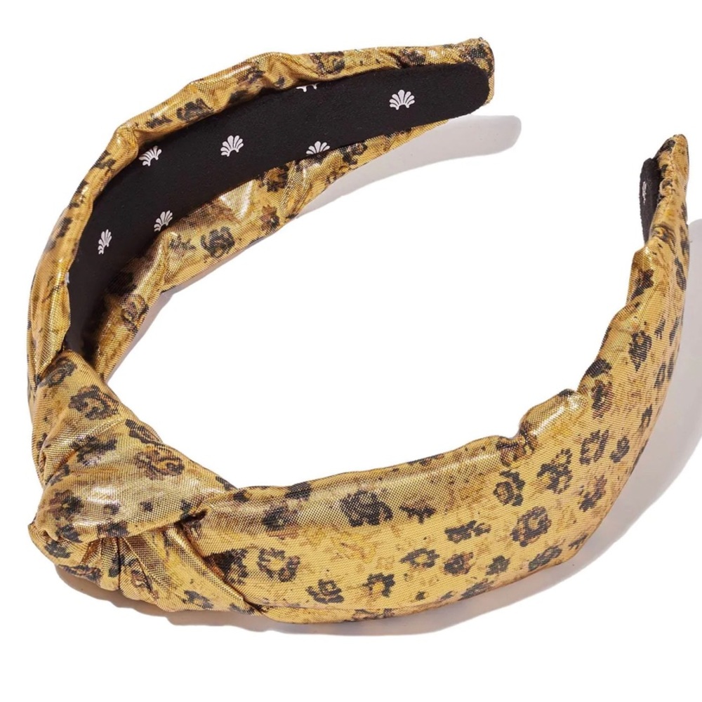 LELE SADOUGHI X LOVESHACKFANCY SAFARI PRINTED KNOTTED HEADBAND NWOT